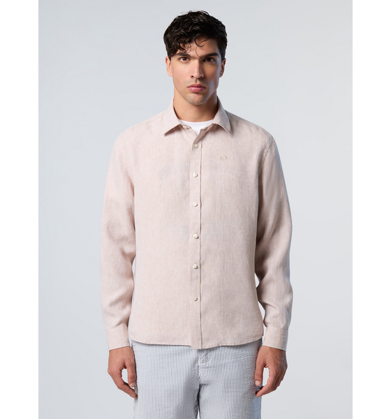 
NORTH SAILS, 
North Sails Shirt Linen With Embroidered Logo, 
Detail 1
