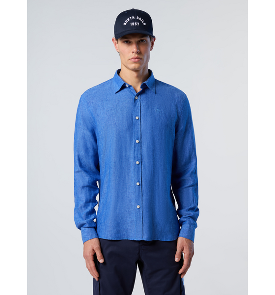 
NORTH SAILS, 
North Sails Shirt Linen With Embroidered Logo, 
Detail 1
