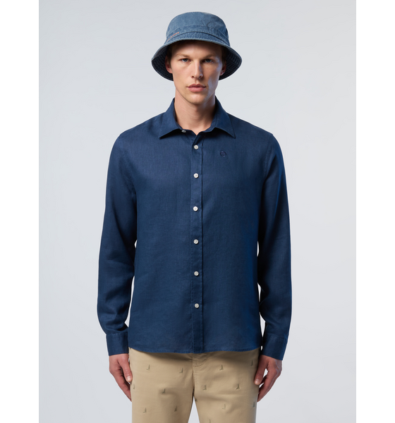 
NORTH SAILS, 
North Sails Shirt Linen With Embroidered Logo, 
Detail 1

