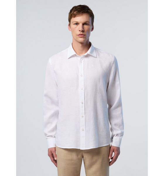 
NORTH SAILS, 
North Sails Shirt Linen With Embroidered Logo, 
Detail 1
