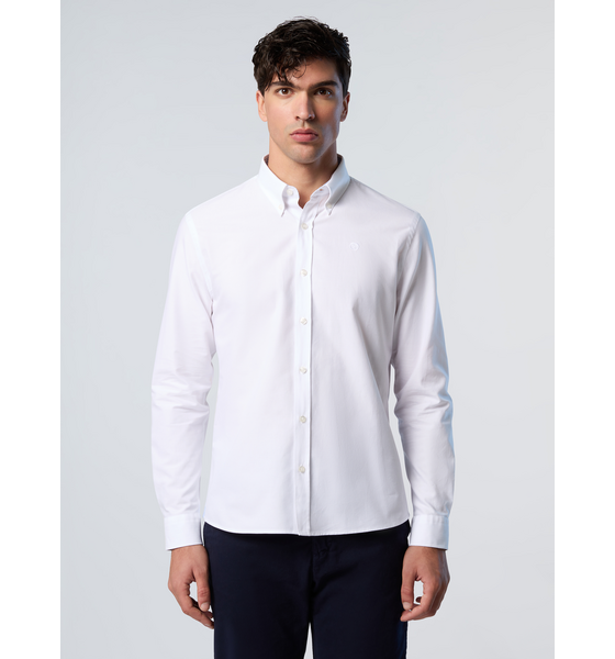 
NORTH SAILS, 
North Sails Shirt Oxford With Embroidered Logo, 
Detail 1
