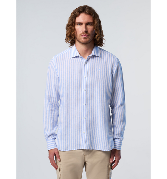 
NORTH SAILS, 
North Sails Shirt Wide Stripe Linen, 
Detail 1
