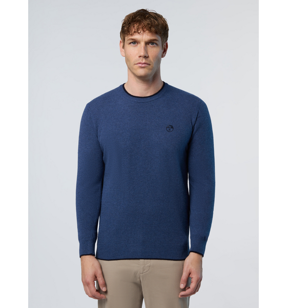 956235103101 NORTH SAILS North Sails Sweater Crew-neck With Embroidered Logo  Model01 Detail