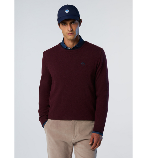 956235102101 NORTH SAILS North Sails Sweater Crew-neck With Embroidered Logo  Model01 Detail