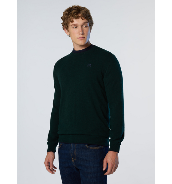 956235106101 NORTH SAILS North Sails Sweater Crew-neck With Embroidered Logo  Model01 Detail