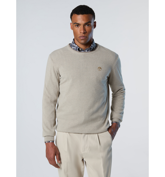 956235107101 NORTH SAILS North Sails Sweater Crew-neck With Embroidered Logo  Model01 Detail