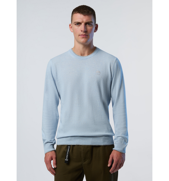 956235108101 NORTH SAILS North Sails Sweater Crew-neck With Embroidered Logo  Model01 Detail