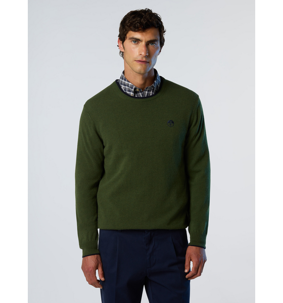 956235109101 NORTH SAILS North Sails Sweater Crew-neck With Embroidered Logo  Model01 Detail