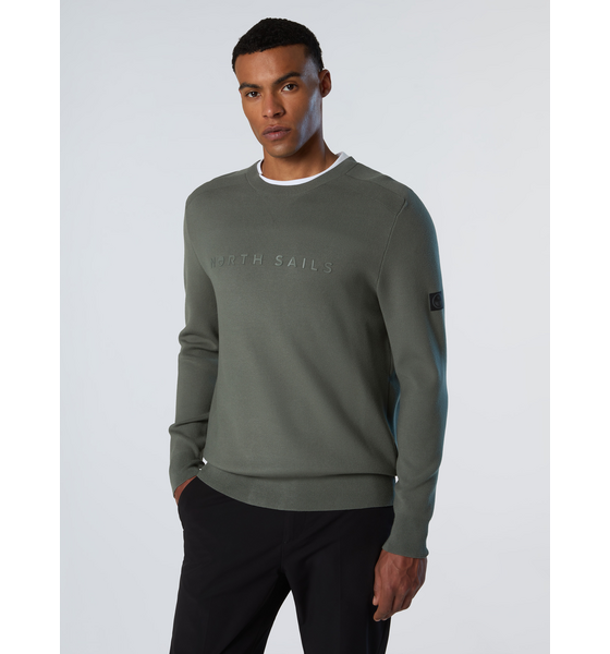 
NORTH SAILS, 
North Sails Sweater Viscose Fabric With 3d Lettering, 
Detail 1
