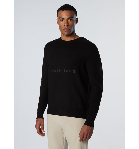 
NORTH SAILS, 
North Sails Sweater Viscose Fabric With 3d Lettering, 
Detail 1
