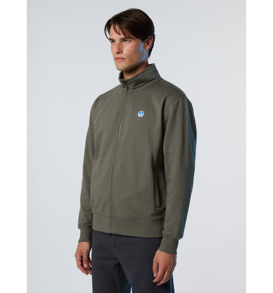 957316102101 NORTH SAILS North Sails Sweatshirt Full-zip With Logo Patch  Model01 Detail