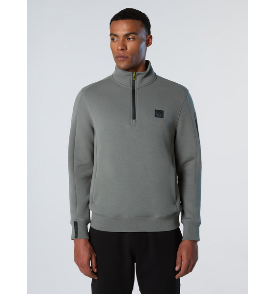 
NORTH SAILS, 
North Sails Sweatshirt Piqué Scuba Fabric With Half-zip, 
Detail 1
