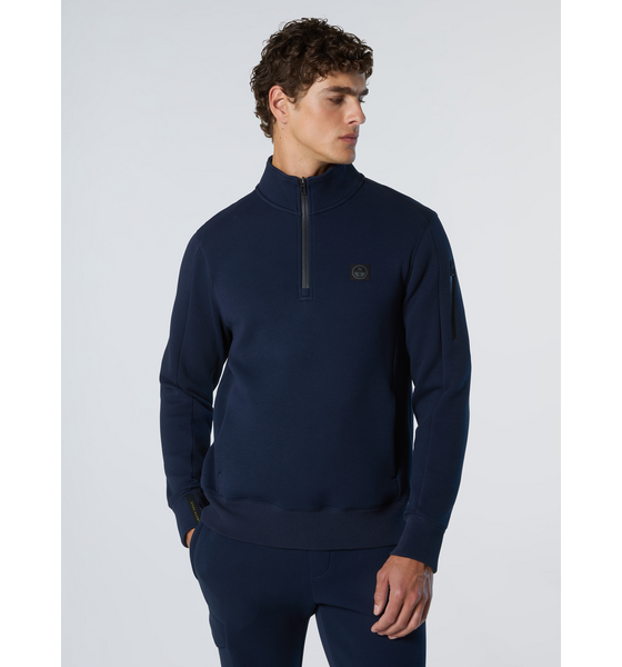 
NORTH SAILS, 
North Sails Sweatshirt Piqué Scuba Fabric With Half-zip, 
Detail 1
