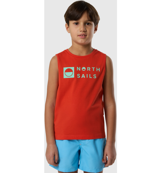 NORTH SAILS north sails tank top with raised print