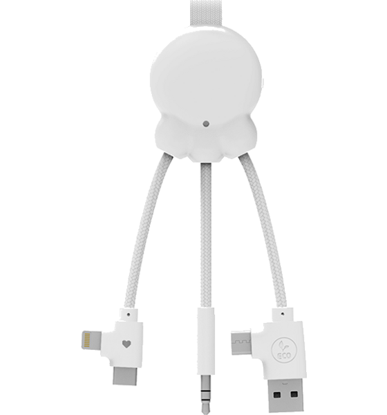 
XOOPAR, 
Octopus Bt Multikabel Vit, 
Detail 1
