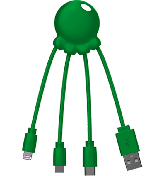 
XOOPAR, 
Octopus Multi-connector Usb-kabel Gr&ouml;n, 
Detail 1
