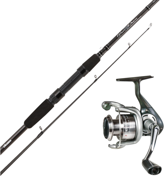 
OKUMA, 
Okuma Wave Power Spinning Combo 8' 5-25g, Revenger Rvp-30 0,30mm, 
Detail 1
