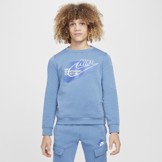 
NIKE, 
Older Kids' (boys') Crew-neck Sweatshirt Sportswear Standard Issue, 
Detail 1
