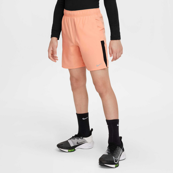 393548503501 NIKE Older Kids' (boys') Training Shorts Dri-fit Challenger  Model01 Detail