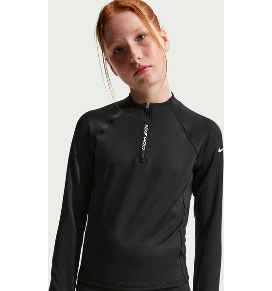 
NIKE, 
Older Kids' (girls') Dri-fit Half-zip Long Sleeve Pro, 
Detail 1
