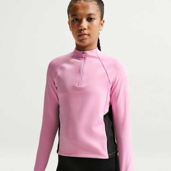 
NIKE, 
Older Kids' (girls') Dri-fit Half-zip Long Sleeve Pro, 
Detail 1
