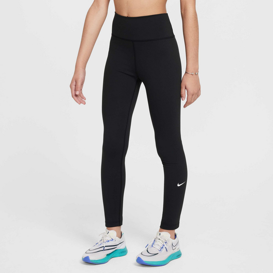 398882501501 NIKE Older Kids' (girls') Dri-fit High-waisted Leggings One  Model01 Detail