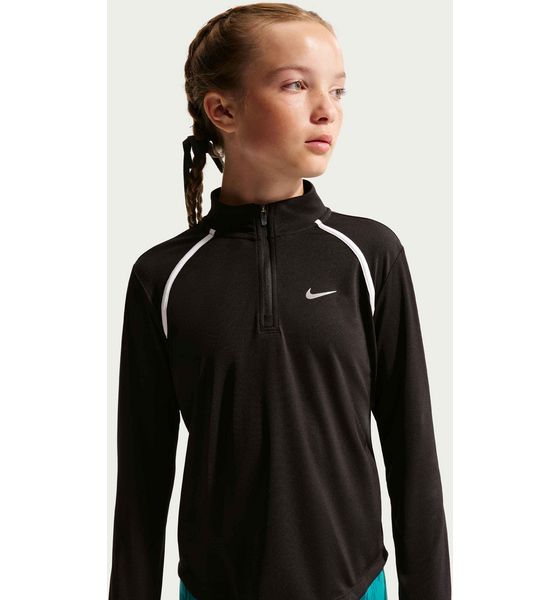 
NIKE, 
Older Kids' (girls') Dri-fit Long-sleeve Half-zip Top Tempo, 
Detail 1
