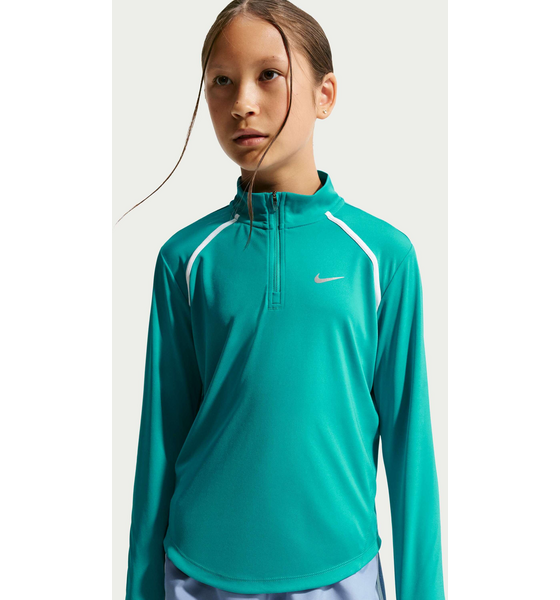 
NIKE, 
Older Kids' (girls') Dri-fit Long-sleeve Half-zip Top Tempo, 
Detail 1
