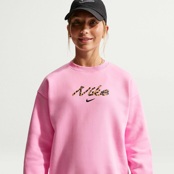 
NIKE, 
Older Kids' (girls') Oversized Crewneck Sweatshirt Sportswear Studio Fleece, 
Detail 1
