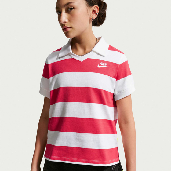 
NIKE, 
Older Kids' (girls') Short-sleeve Polo Top Sportswear, 
Detail 1
