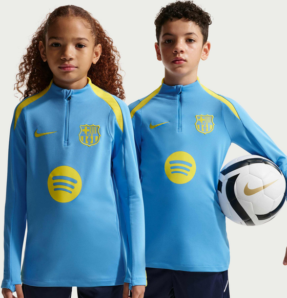 
NIKE, 
Older Kids' Dri-fit Football Knit Drill Top F.c. Barcelona Strike Fourth, 
Detail 1

