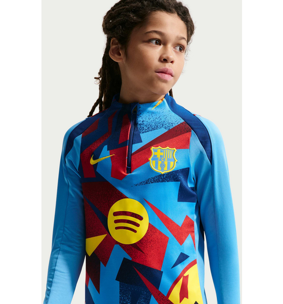 
NIKE, 
Older Kids' Dri-fit Football Pre-match Drill Top F.c. Barcelona Strike Fourth, 
Detail 1
