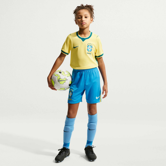 
NIKE, 
Older Kids' Dri-fit Football Replica Shorts Brazil 2026 Stadium Home, 
Detail 1

