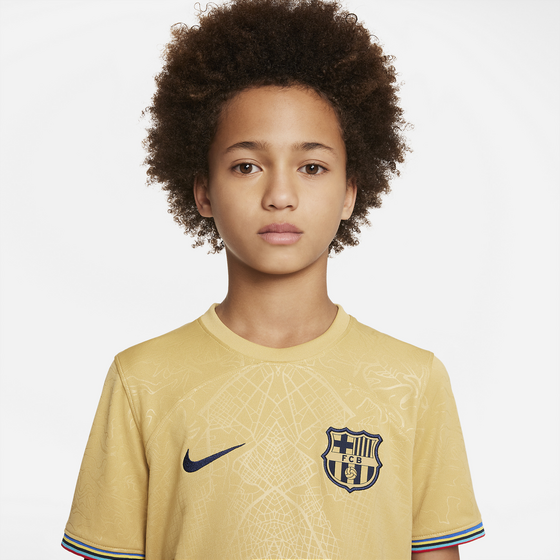 NIKE, Older Kids' Dri-fit Football Shirt F.c. Barcelona 2022/23 Stadium Away