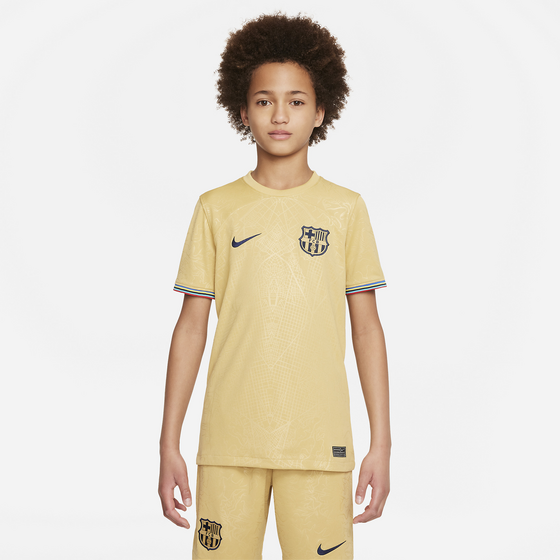 
NIKE, 
Older Kids' Dri-fit Football Shirt F.c. Barcelona 2022/23 Stadium Away, 
Detail 1

