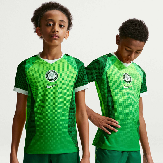 
NIKE, 
Older Kids' Dri-fit Football Short-sleeve Shirt Nigeria 2026 Stadium Home, 
Detail 1
