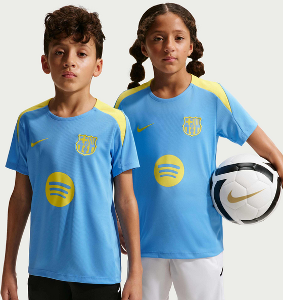 
NIKE, 
Older Kids' Dri-fit Football Short-sleeve Top F.c. Barcelona Strike Fourth, 
Detail 1
