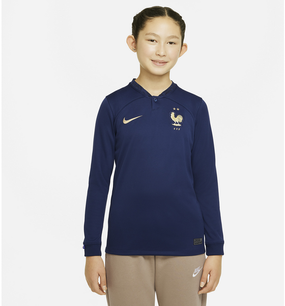 
NIKE, 
Older Kids' Dri-fit Long-sleeve Football Shirt Fff 2022/23 Stadium Home, 
Detail 1
