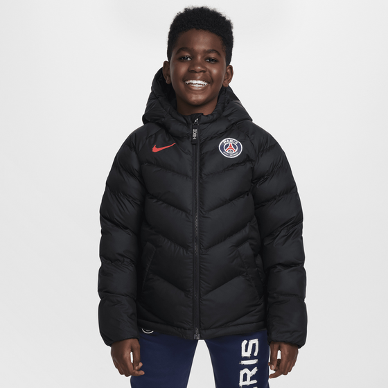 
NIKE, 
Older Kids' Football Synthetic-fill Hooded Jacket Paris Saint-germain, 
Detail 1
