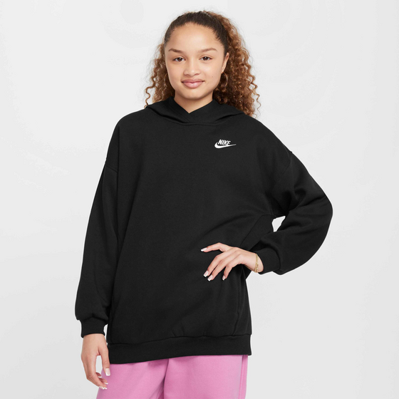 956700101101 NIKE Older Kids' Oversized Pullover Hoodie Sportswear Club Fleece  Standard Detail