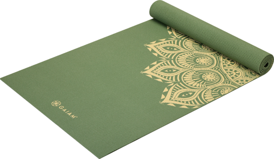 
GAIAM, 
Olive Haze Mandala Yoga Mat 6mm, 
Detail 1
