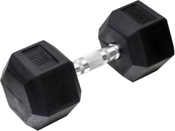 B2X Orange Gym – шестигранная гантель – 18 кг