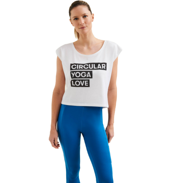 
WELLICIOUS, 
Organic Cropped Dance Vest With Print, 
Detail 1
