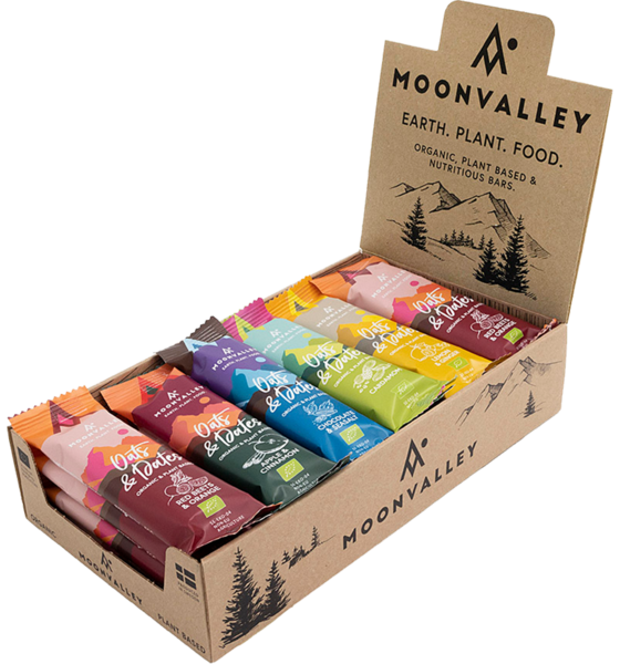 
MOONVALLEY, 
Organic Oats And Dates Bars Mixed Box Of 20, 
Detail 1
