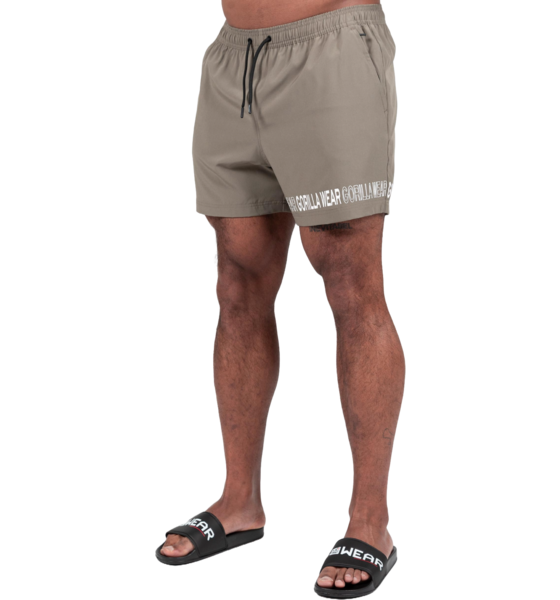 948595101101 GORILLA WEAR Otis Swim Shorts 948595101101 GORILLA WEAR Otis Swim Shorts Model01 Detail