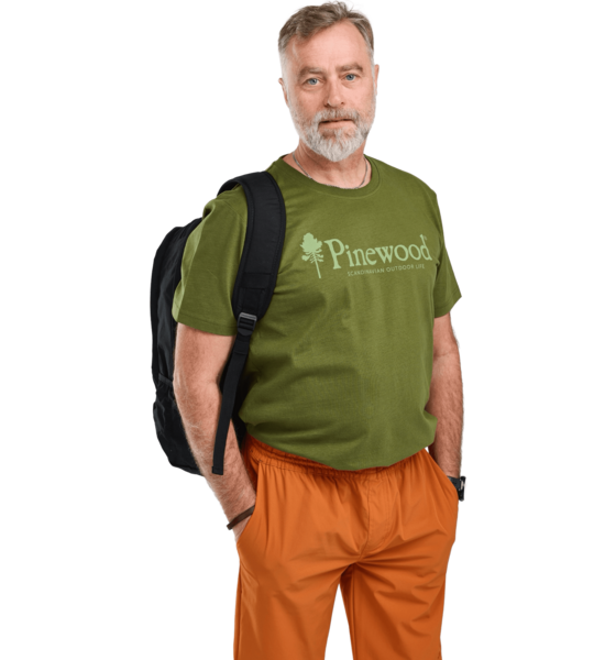 905363110101 PINEWOOD Outdoor Life T-shirt 905363110101 PINEWOOD Outdoor Life T-shirt Model01 Detail