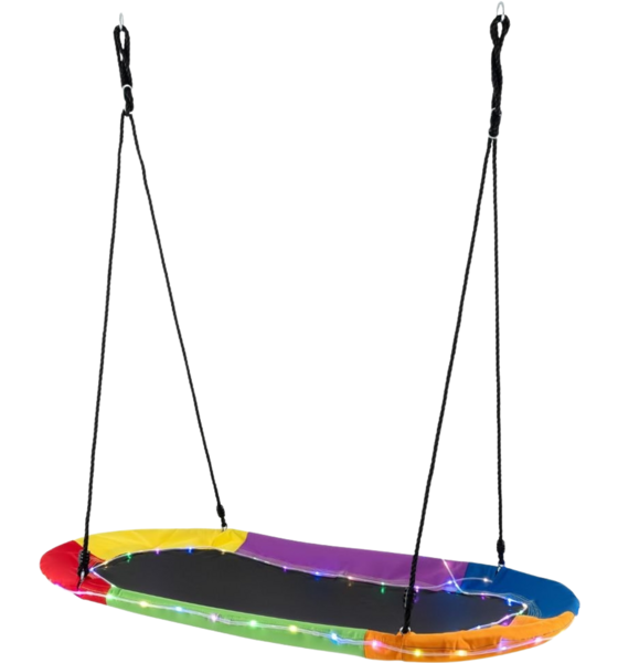 
NORTHIX, 
Oval Nest Swing Up To 300 Kg Load Capacity Outdoor Swing With Adjustable Ropes Children's Swing, 
Detail 1
