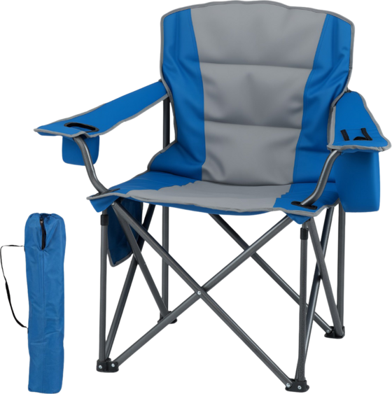 
NORTHIX, 
Oversized Folding Camping Chair With Cooler Pouch, Cup Holder, 
Detail 1
