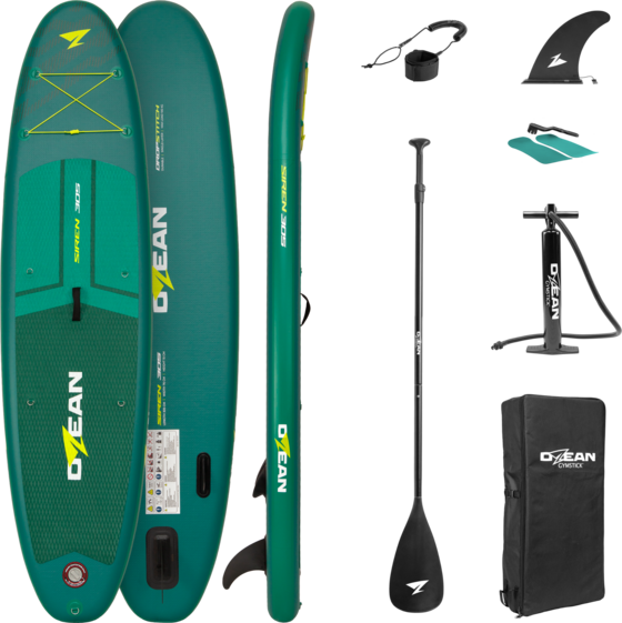 
GYMSTICK, 
Ozean Siren 305 Sup-br&auml;da - M&ouml;rkgr&ouml;n, 
Detail 1
