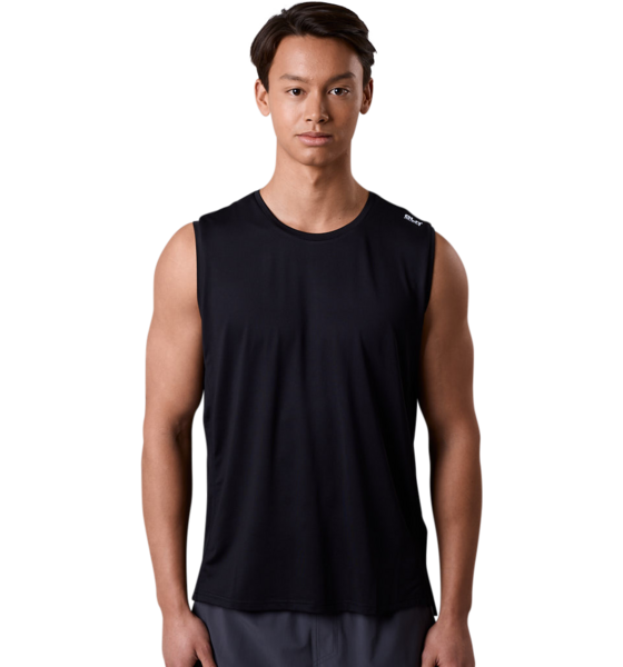950136101101 CLN ATHLETICS Pace Mesh Sleeveless Black  Model01 Detail